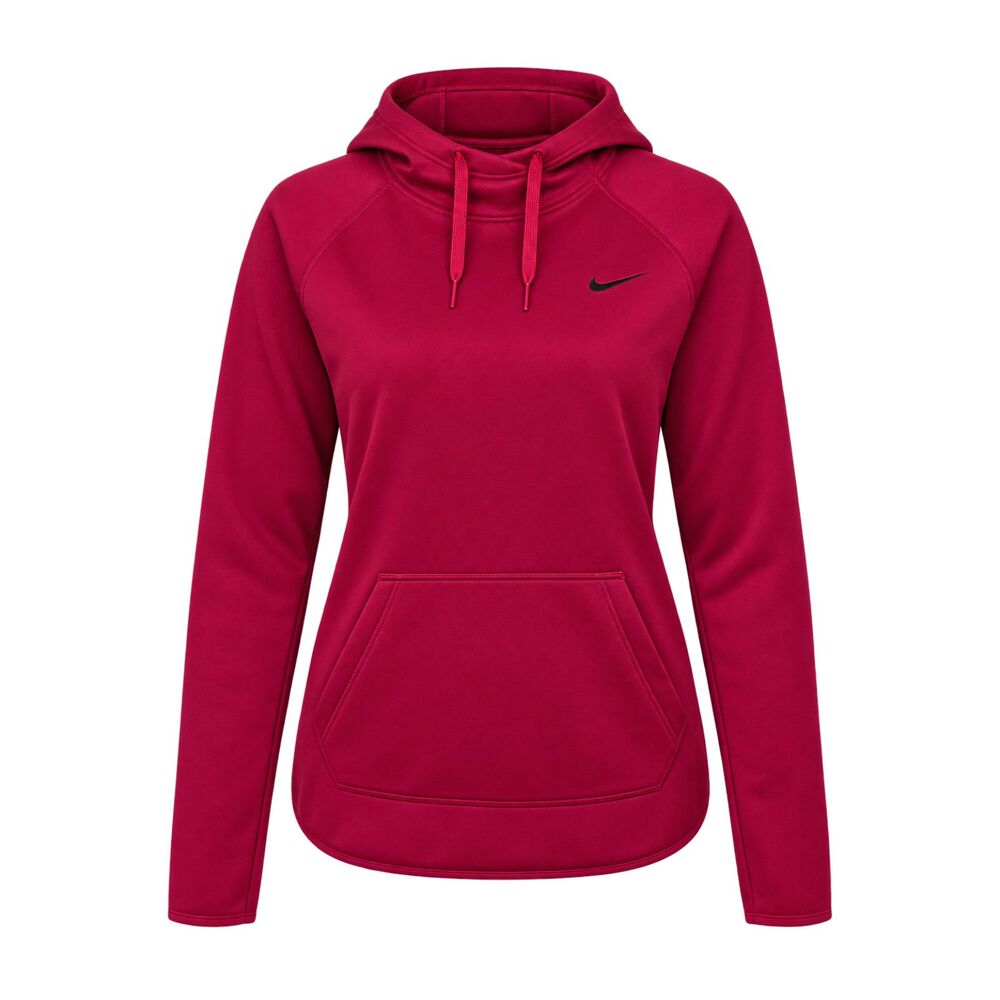 Nike Dri-FIT Performance Hoodie Maroon Pullover Athletic Workout Sweatshirt Med.